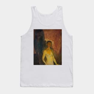 Self-Portrait in Hell by Edvard Munch Tank Top